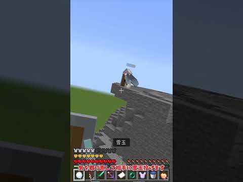 【カオス】自作のコマンドでPVPしたらやばすぎた #マインクラフト #minecraft #マイクラ #shorts #tobecontinued