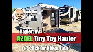 UPDATED 2019 Coachmen 17BLSE Freedom Express Blast AZDEL Ultralite Tiny Toy Hauler Travel Trailer