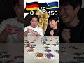 Germany vs. Curaçao: The Great Sticky Hand Chip Raid! #challenge #funny #shorts