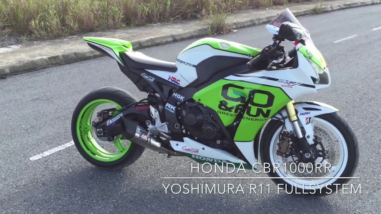 Honda CBR1000RR Yoshimura R11 Fullsystem - YouTube