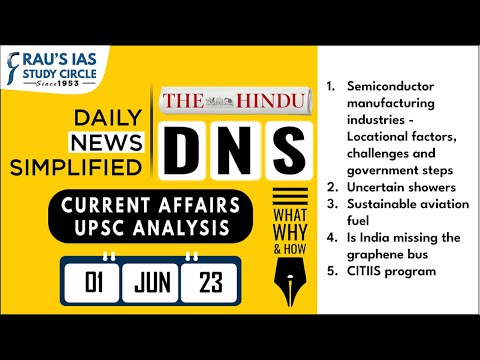 The Hindu Analysis | 01 June, 2023 | Daily Current Affairs | UPSC CSE 2023 | DNS