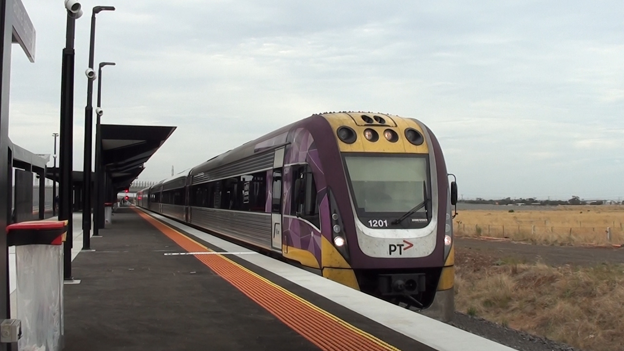 Disruption at the new Caroline Springs station.
