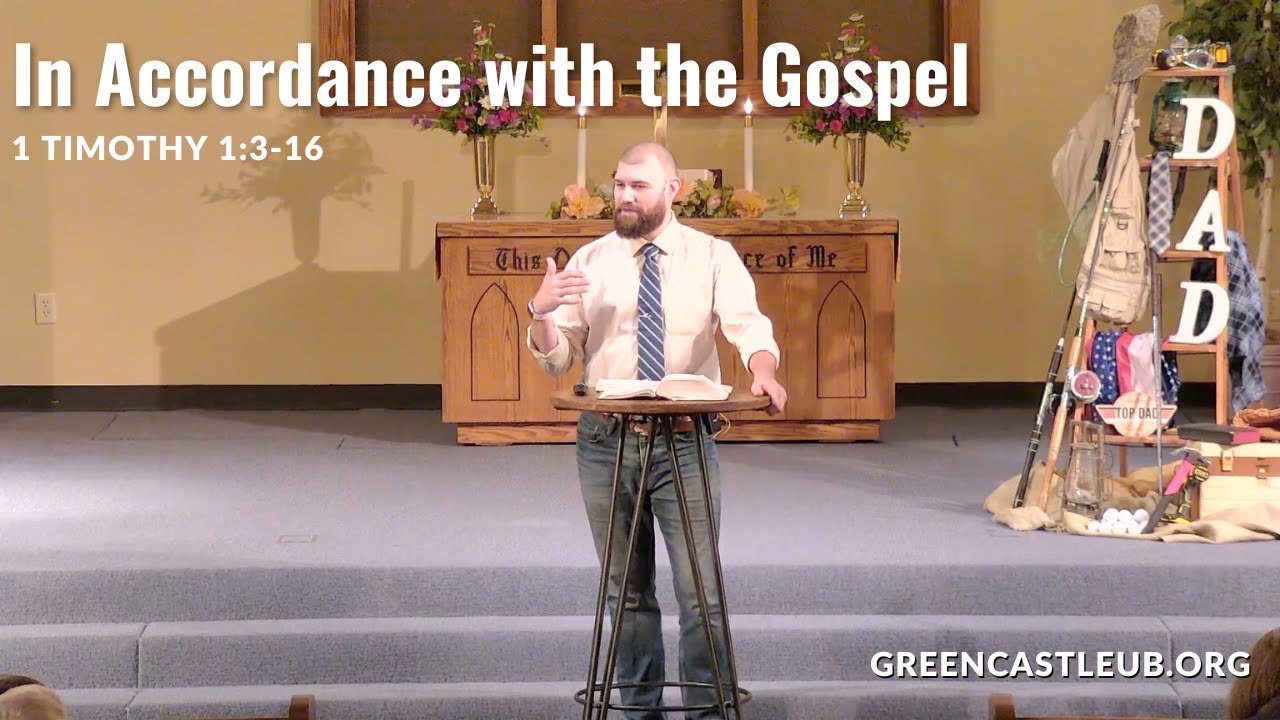 In Accordance with the Gospel June 18, 2023 Pastor Josh Lance YouTube