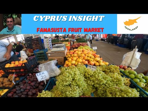 Visit to the  Famagusta Fruit & Vegetable Market Cyprus.