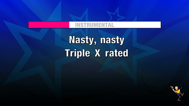 Nasty Karaoke version - Karaoke performance video thumbnail