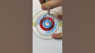 Ultimate Spirograph Art | Satisfaction ASMR Spiral Sound! #art #shorts #spirograph #satisfying #asmr