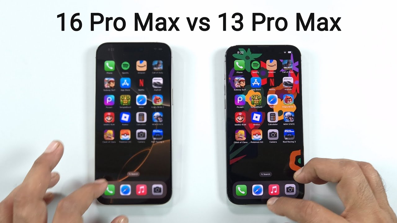 iPhone 16 Pro Max vs iPhone 13 Pro Max - SPEED TEST - YouTube