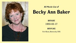 Becky Ann Baker Movies List Becky Ann Baker Filmography Of Becky Ann Baker