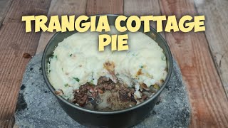 Cooking Cottage Pie in a Trangia