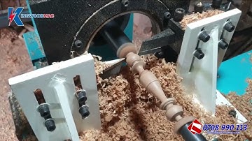 Máy tiện gỗ CNC tự động CW 1020 | Kingwoodmac