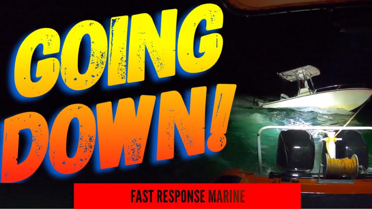 SINKS FAST! FLIPPED! HAULOVER INLET HAULOVER BOATS MIAMI RIVER