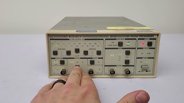 Stanford Research Systems (SRS) SR 560 Low-Noise Preamplifier (A# 58737)