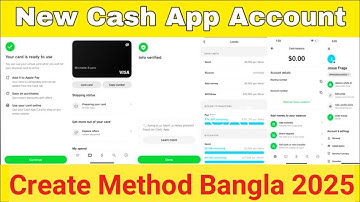 Cash App Update | কিভাবে Cash App অ্যাকাউন্ট খুলবেন ২০২৫ | Cash App Create Method Bangla