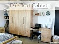 How to Build Your Own Closet Cabinets