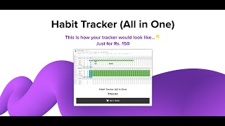 Habit Tracker (All in One) | Goal Tracker | Template 2022 screenshot 2