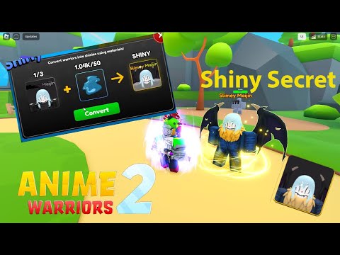 Roblox - Crafting Shiny Rimuru Tempest - Anime Warriors Simulator 2 ...