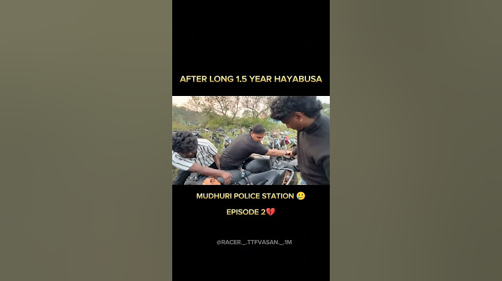 our hayabusa is come back vlog MUDHURI police station🥲