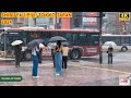 【4k hdr】 8 Hours Heavy Rain ASMR | Walk in Shibuya (渋谷) Tokyo Japan | Rain sounds for sleeping