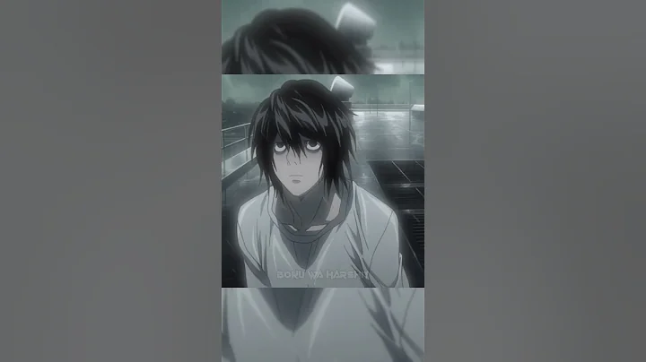 L's Death Reference 😨 | #anime #deathnote #lightyagami #lawliet #kira #animeshorts | BwH
