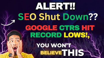 Google CTRs Hit Record Lows!, Google AI Overviews Drive 61% Drop in Organic CTR, 68% in Paid #ai