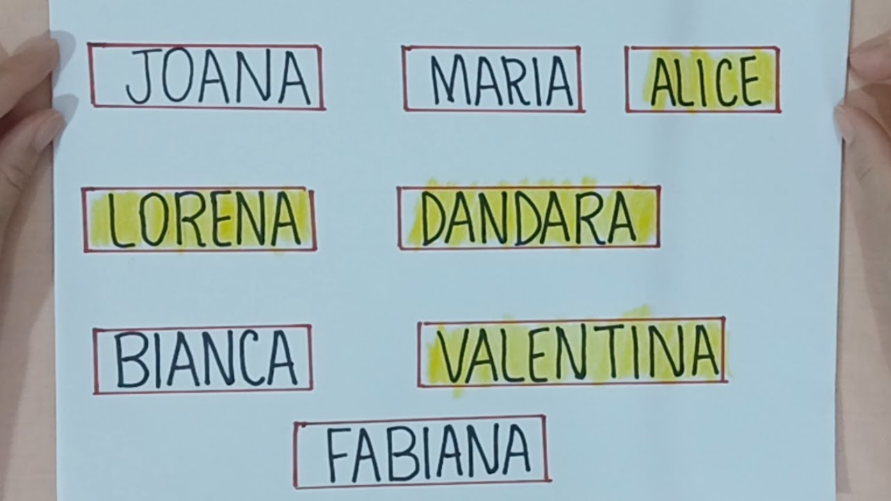 Ditado Colorido - Lendo Palavras - Aprendendo a Ler e Escrever - Nomes próprios - Alfabetização  EJA