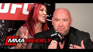 Cris Cyborg Gives an Update on Rocky Relationship with Dana White