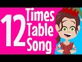Twelve Times Table | Twelve Times Table Song | Multiplication Song | Maths Song | 12 | Times Tables