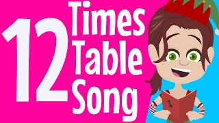 Twelve Times Table | Twelve Times Table Song | Multiplication Song | Maths Song | 12 | Times Tables