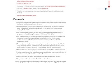 Kevin of Incarcerated Workers Organizing Committee #PrisonStrike