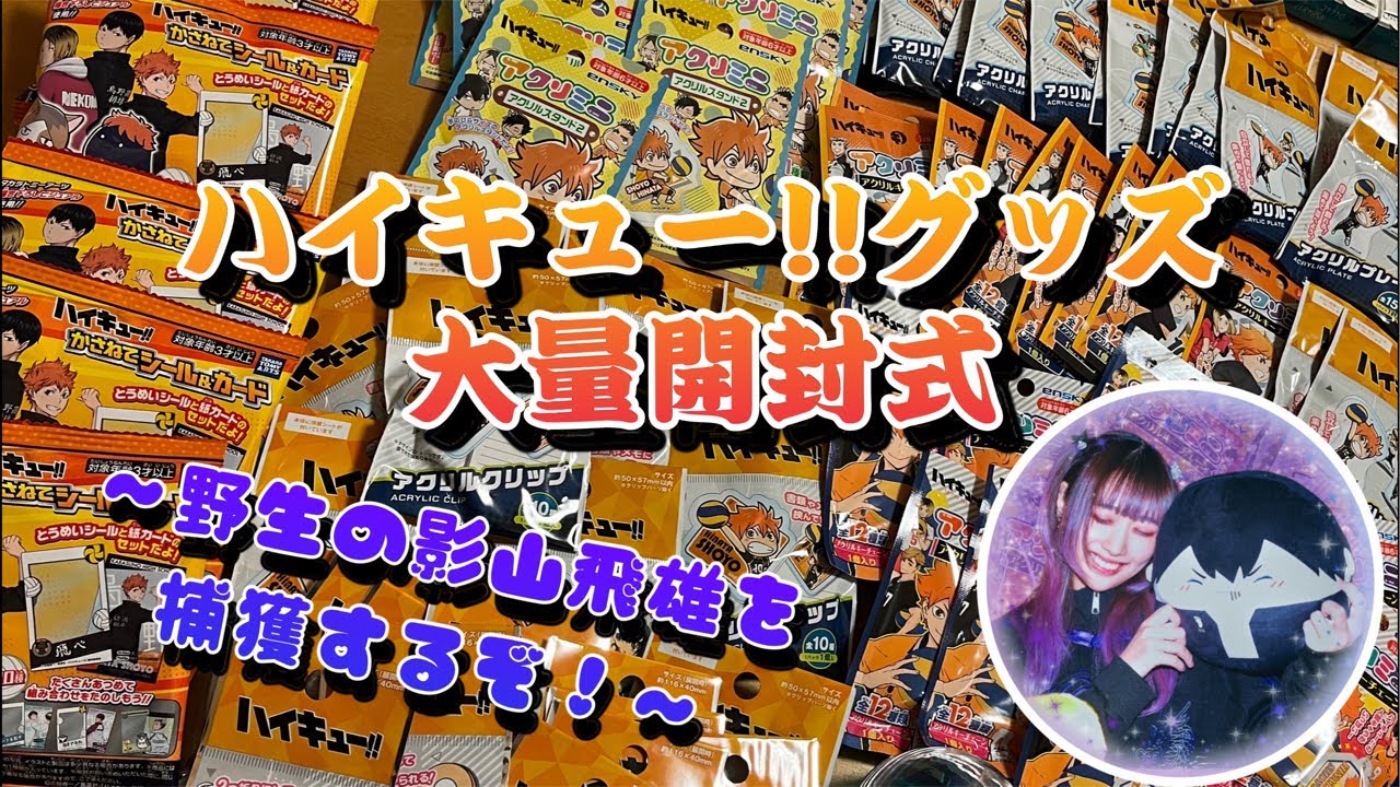 開封式】皆からいただいたハイキュー!!グッズをめっちゃいっぱい大開封