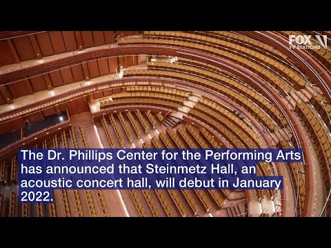 Steinmetz Hall opening at Dr. Phillips Center for the Performing Arts in January