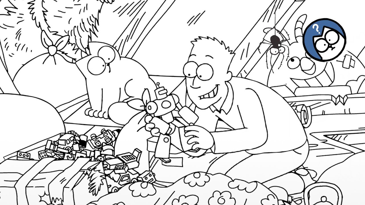 Spider Cat in the Attic | Simon's Cat Extra