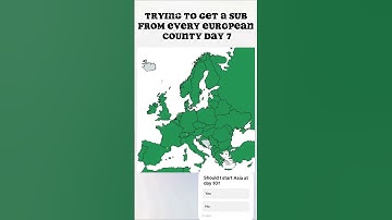 Trying to get a sub from every European country day 7