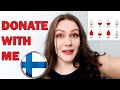 How much do they pay blood donors in Finland