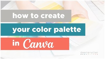 How to Create Your Color Palette in Canva