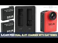 Chargeur Dual Slot ➕ Batteries pour Caméra SJCAM M20