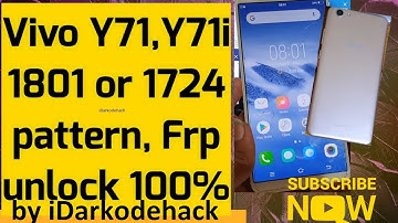 Vivo Y71i ( 1801 )/Y71 ( 1724 ) Pattern unlock With UMT Dongle and FRP 100% by iDarkodehack