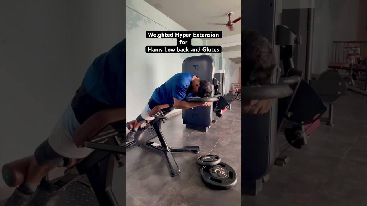 Best Lower Back Exercise | Hams Glutes and low Back | hyper extensions 