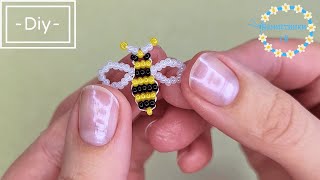 Бджілка з бісеру 🐝 #туторіал #майстерклас #diy #намистинкиіЯ