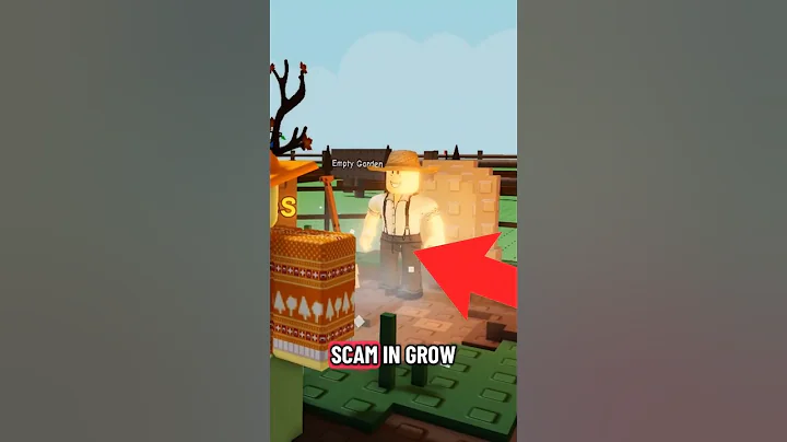 new ROBUX SCAM in grow a garden 🌱💀 #growagarden #roblox #robloxmemes #shorts