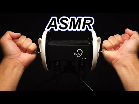 【ASMR】鼓膜を強く刺激する雑な耳かき音　ゾクゾクしながら脳を音圧で揺さぶる/고막을 울리는 엉성한 강한 귀청소/Deep Intense Ear Cleaning（No Talking）