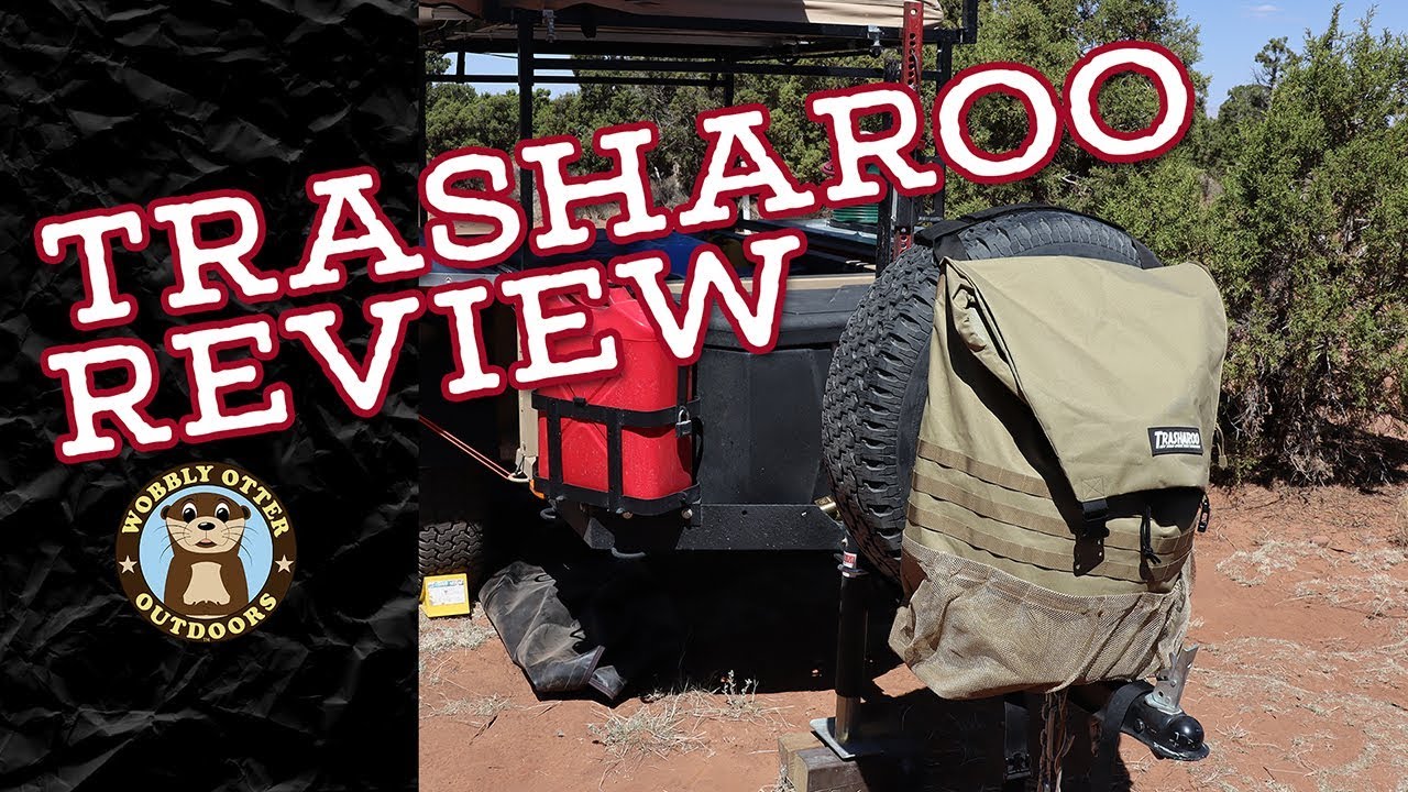 TRASHAROO トラッシャールー タイヤバッグ 取説付 キャンプ Trasharoo Off Road Spare Tire Trash Bag Review - YouTube
