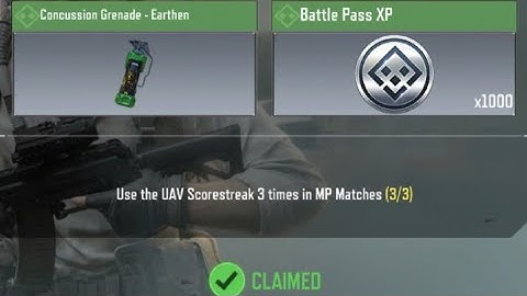 Call Of Duty Mobile Use the UAV Scorestreak 3 times in MP Matches Task Complete