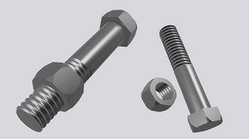 Bolt and Nut:  Modeling and 3D Printing | EasyDIY