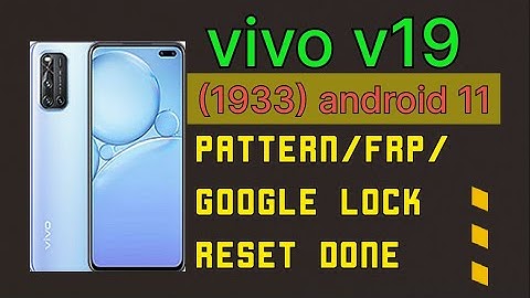 vivo v19 {1933} android 11 pin frp reset done with umt dongle| Vivo V19 (PD1969F) in UMT Dongle