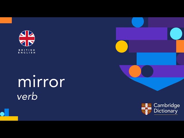 Mirror Unciation In English Mirror Unciation In English, Mirror Arabic Word Meaning In English