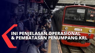 Ini Penjelasan Operasional dan Pembatasan Penumpang KRL Selama PSBB