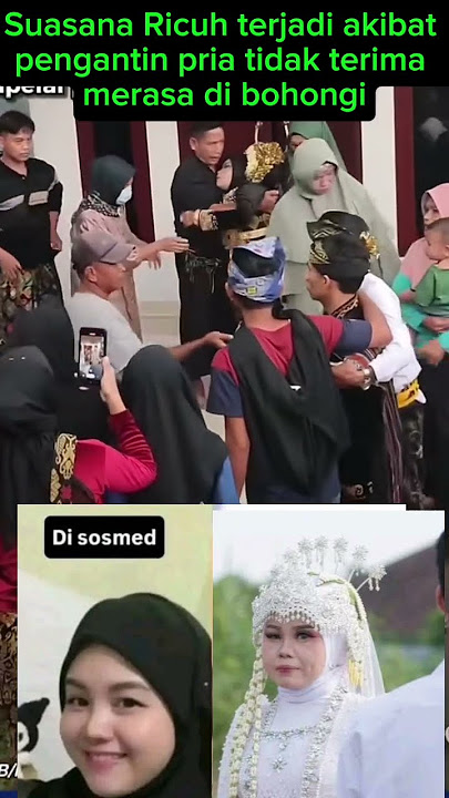 heboh pengantin ngaku perawan padahal janda 3x