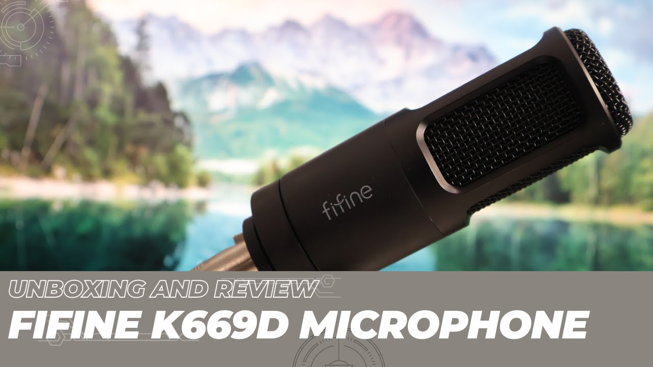 FiFine K669C XLR Condenser Mic Test / Review (vs K669D, AT2020