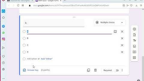 How to create a google classroom multiple choice answer sheet